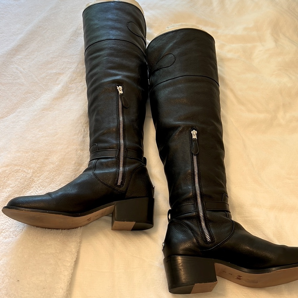 Coach over the knee boots